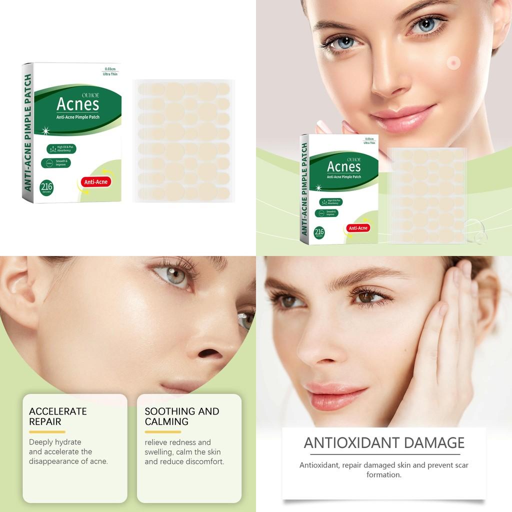 Ouhoe For Acne Prone Skin With 216 Patches For Effective Blemish Coverage And Skin Care