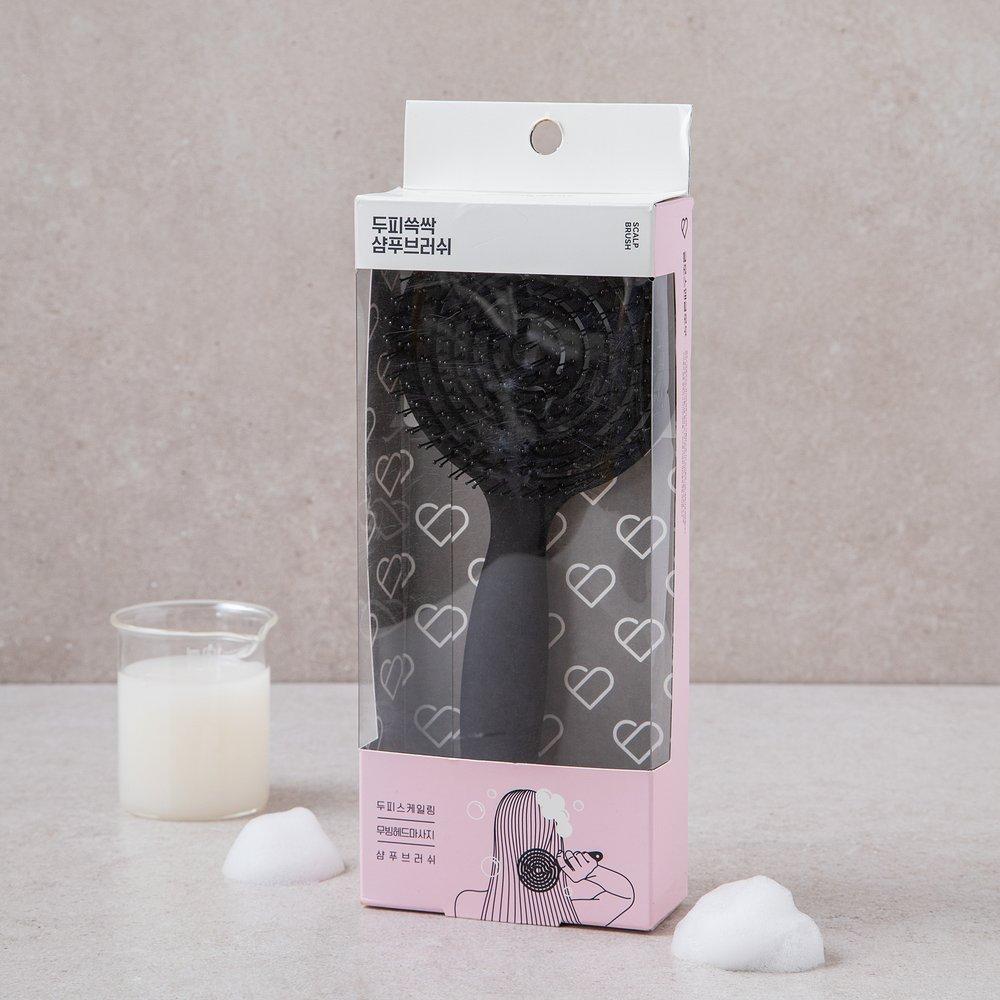 

Scalp scrub shampoo brush