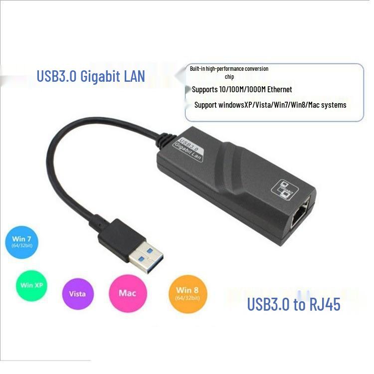 3.0 Gigabit USB To RJ45 Network Adapter for PC and Tablet