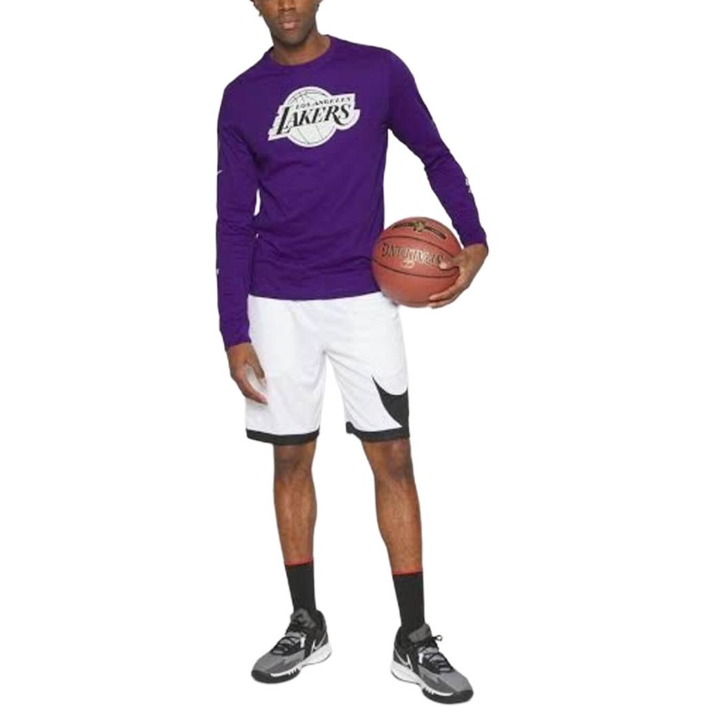 New Nike Nba Los Angeles Lakers L/S T Shirt DV6040-504