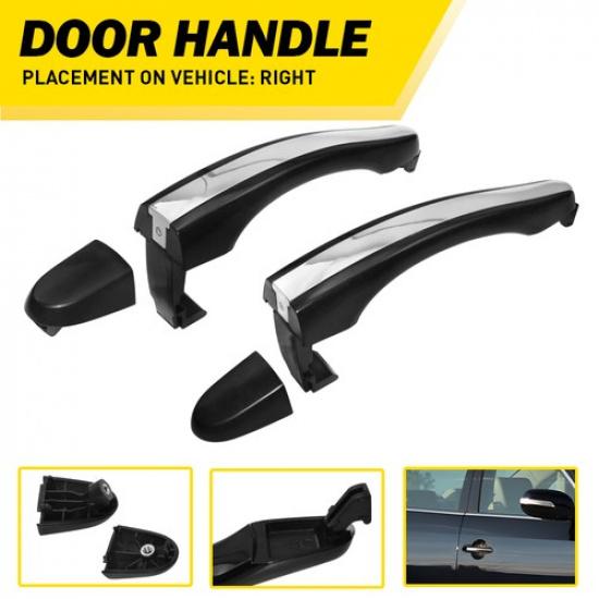 2X Front+Rear Outside Door Handle For 2006-2011 Hyundai Azera Right 826513L000 K