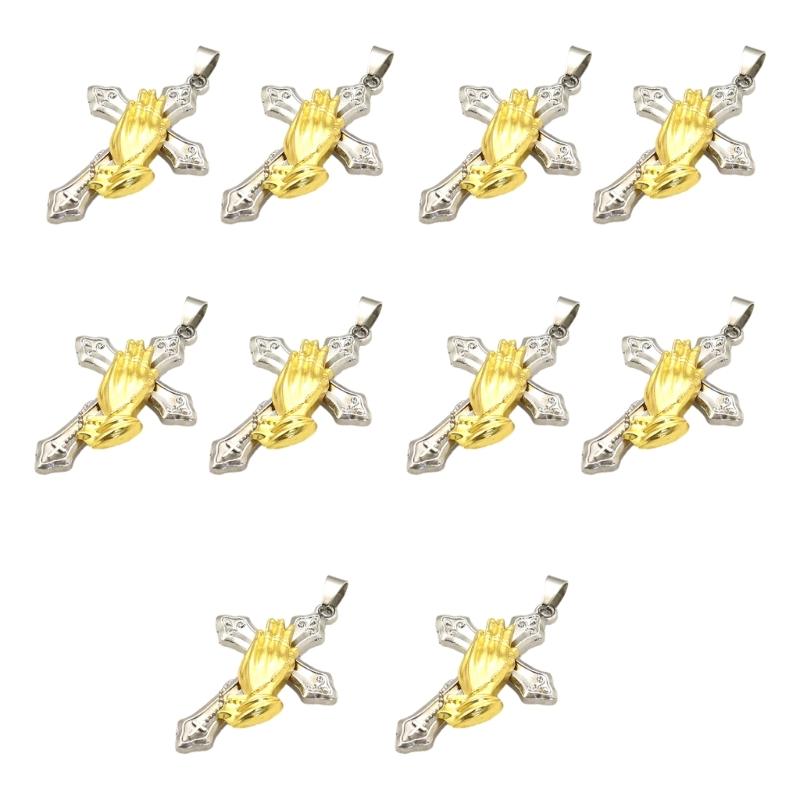Exquisites Car Fashion Keychain Pendant Religious Symbolism Crucifix Pendants