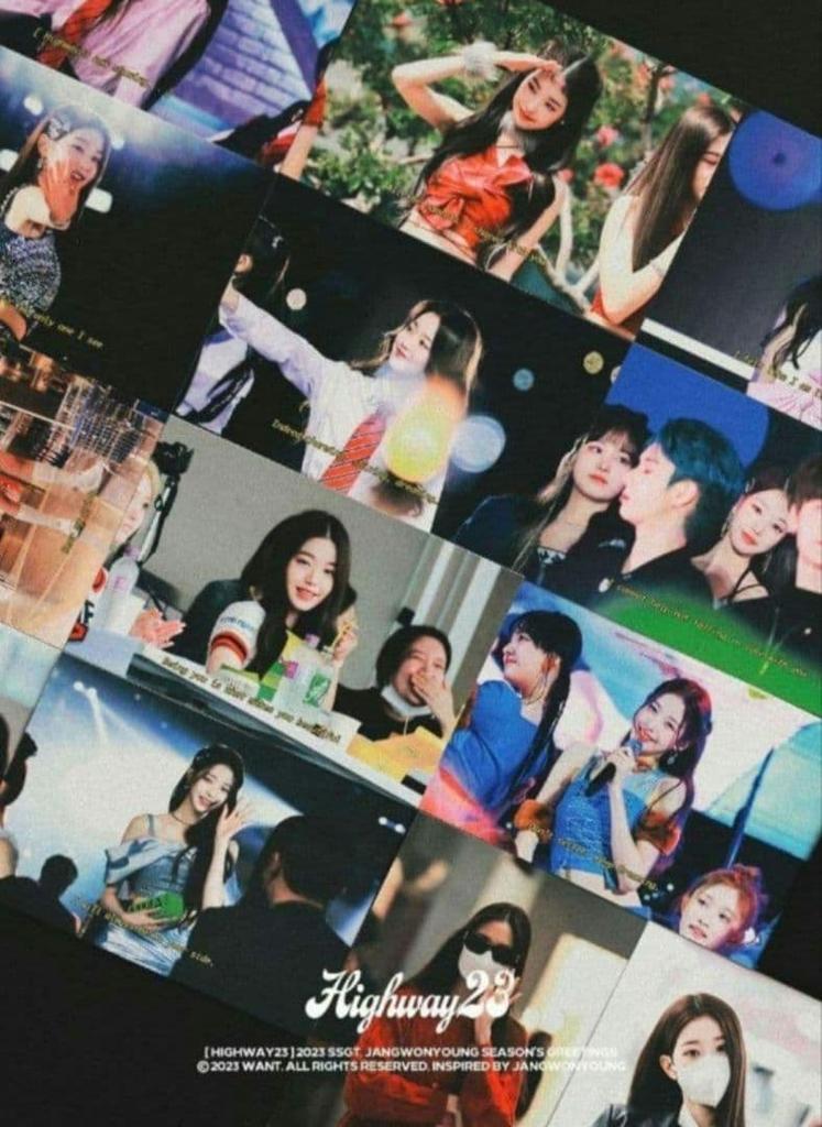 [USED] IVE Wonyoung Seagreen 2023 Want Calendar