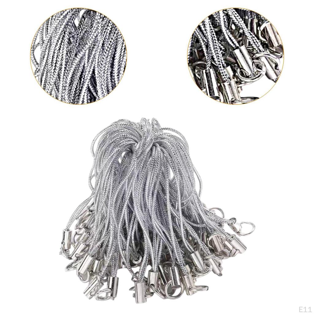 100 Pieces Mobile Phone Dangle Straps Lanyards Practical DIY Accessories Rope for