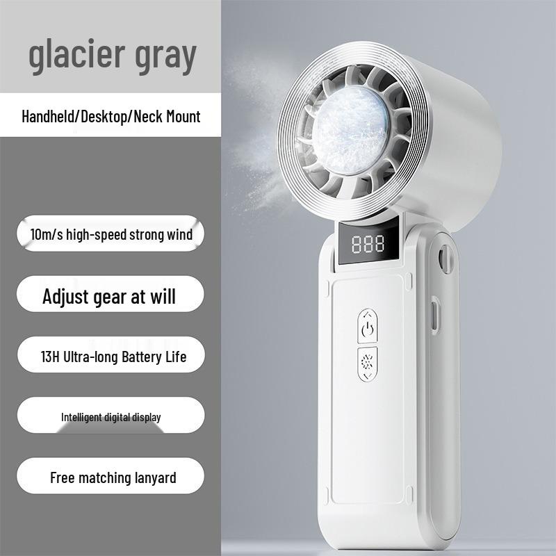 Portable Rechargeable Silent Mini Neck Fan - High-Speed Cooling Foldable