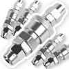 COLORBIRD Air Couplers for Urethane Hose, 5 Pairs, Male/Female, for Air Hose and AC Compressor (10mm, 5 Pairs)