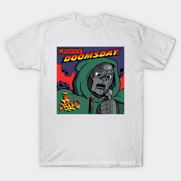 

Vintage 1999s mf doom days Operation Doomsday Unisexs TShirt Unisex ONeck 100 Cotton Short Sleeve Y2k Oversized Popular Tee L