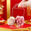13 Piece Birthday Party Transparent Wedding Hand Box Acrylic Luxury Triangle Present Box Valentine's Day Gift Boxes Sugar Basket