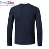 Cozy Up Waffel-T-Shirt Herren Henley Shirt Casual Slim Fit Langarm T-Shirt Homme Solid Hip Hop Camisetas Tops