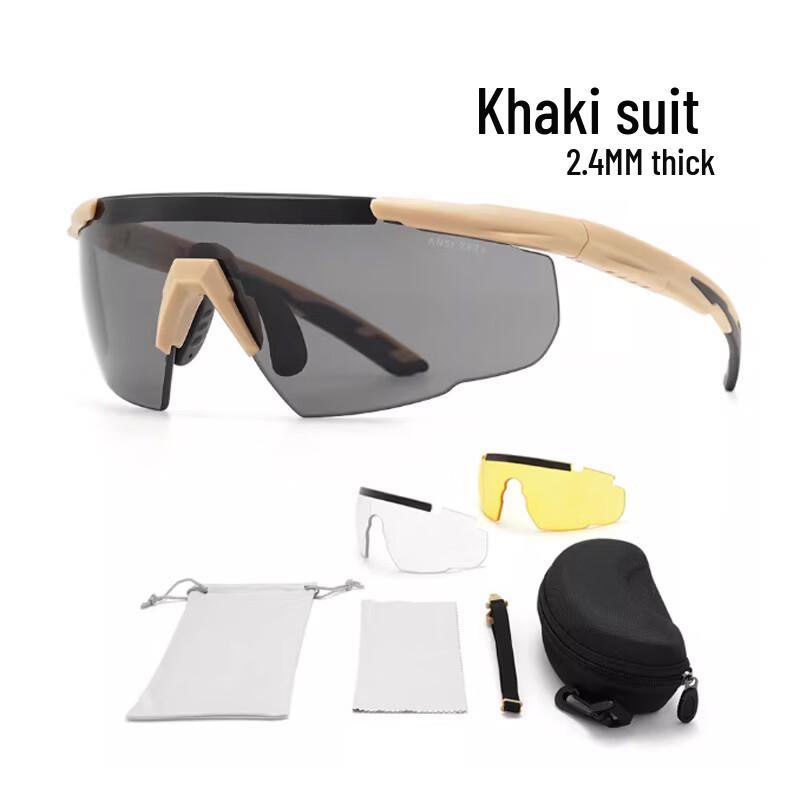 Qinghongling Tactical Anti-Fog Shooting & Cycling Goggles