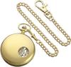 Charles Hubert Men's Pocket Watch, Mechanical Hand-Wound Skeleton, 3972-G