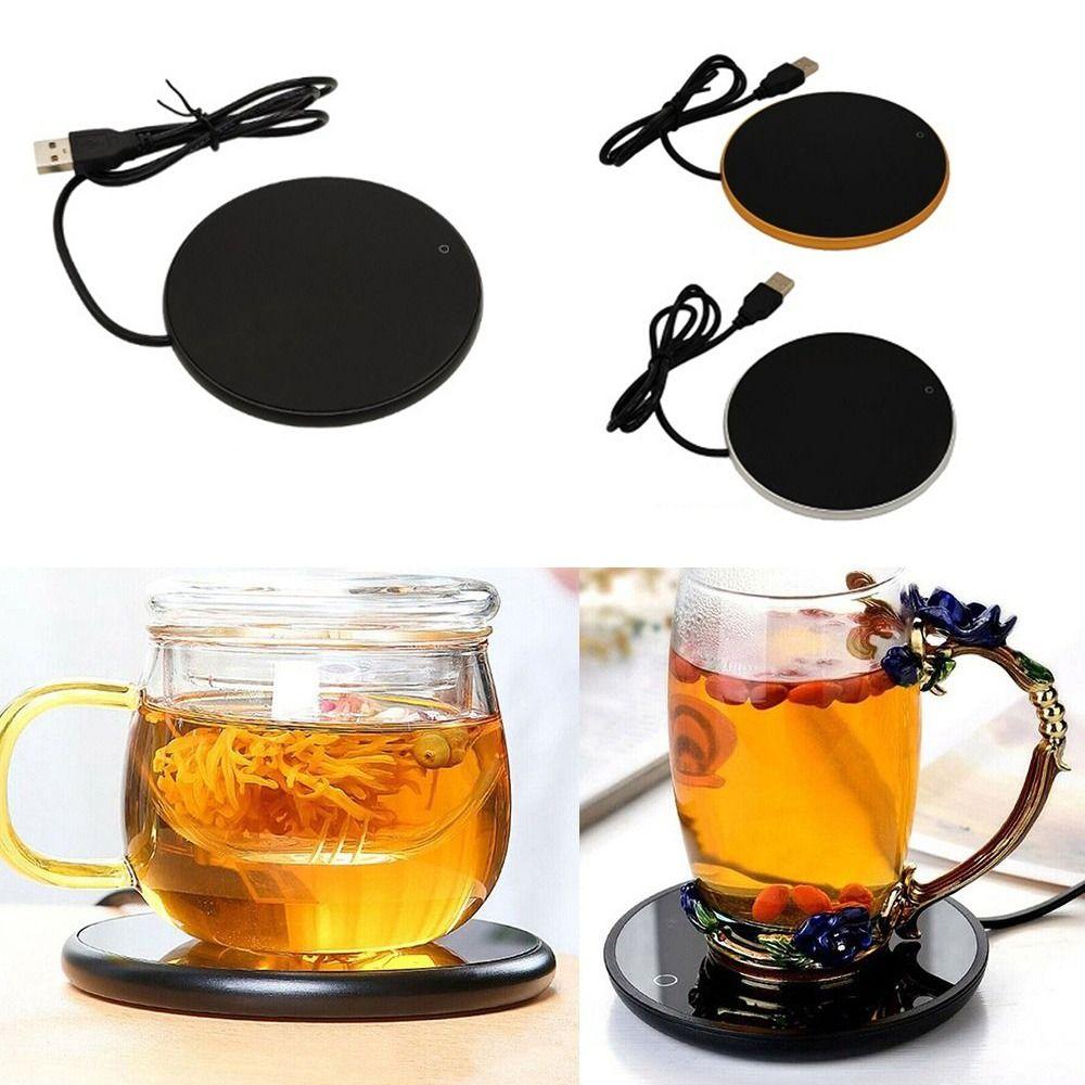 USB Powered USB Cup Warmer 55°C Constant Tea Warmer Pad Coffee Heating Pad Kitchen Counter