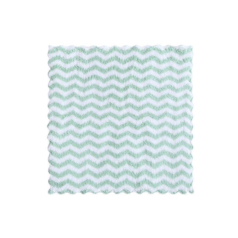 

Мягкая рельефная салфетка для посуды Полиэстер Кухонная губка для мытья Полотенце для чистки Миска Тарелка Салфетка для мытья посуды Принадлежности для дома и кухни зелёный