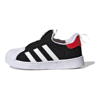 Oryginalne Superstar 360 Wygodne Casualowe Trwałe Niskie Buty do Chodzenia Buty Dziecięce Czarne GZ5035