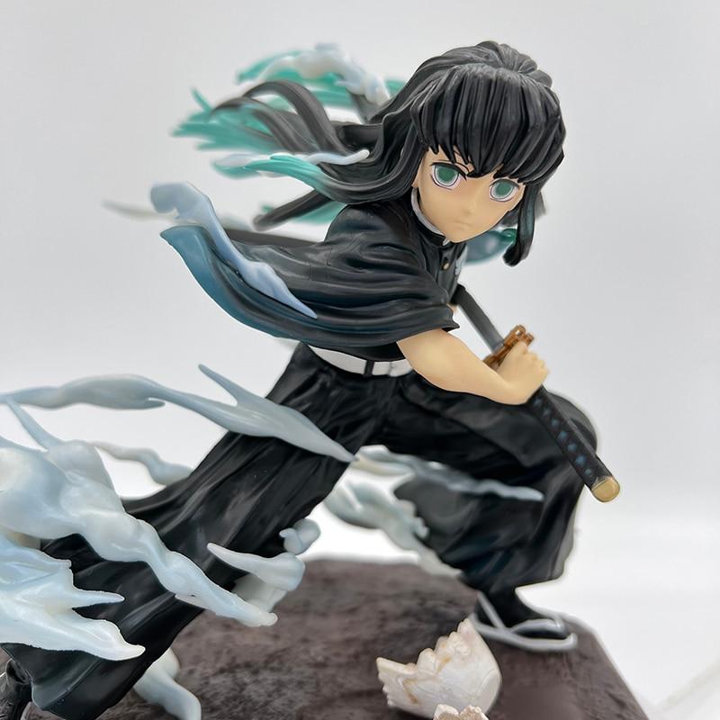 18cm Kimetsu No Yaiba Anime Figure Tokitou Muichirou Demon Slayer Action Figure Mitsuri /Shinobu /Nezuko Figurine Model Doll Toys