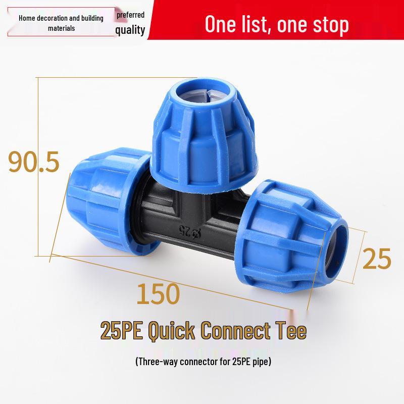 Quick-Connect Elbow for 20/25mm Plumbing: Hot-Melt Repair Joint, Water Pipe Fittings