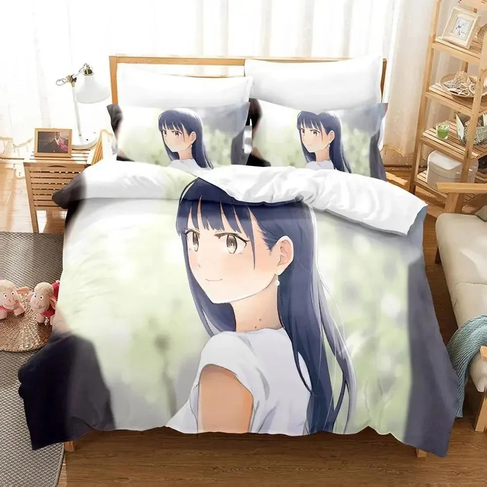2024 The Dangers In My Heart Bedding Set Single Twin Full Queen King Size Bed Set Adult Kid Bedroom Duvet Cover Sets Anime Bed