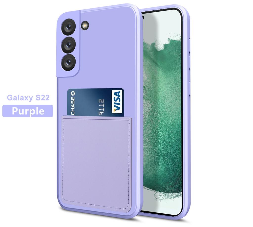 S22 Liquid Silicone Card, Mobile Phone Case, Card Bag S22 Is Suitable for ULTRA Card Bag, Protective Cover Batch, Anti-drop and Ultra-thin.