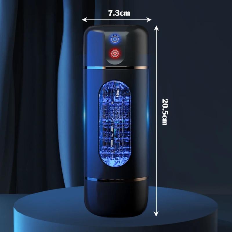 Pocket Pussy Sex Machines Automatic Male Masturbator Cup Realistic Oral Sucking Intelligent Voice Blowjob Sex Toy for Men
