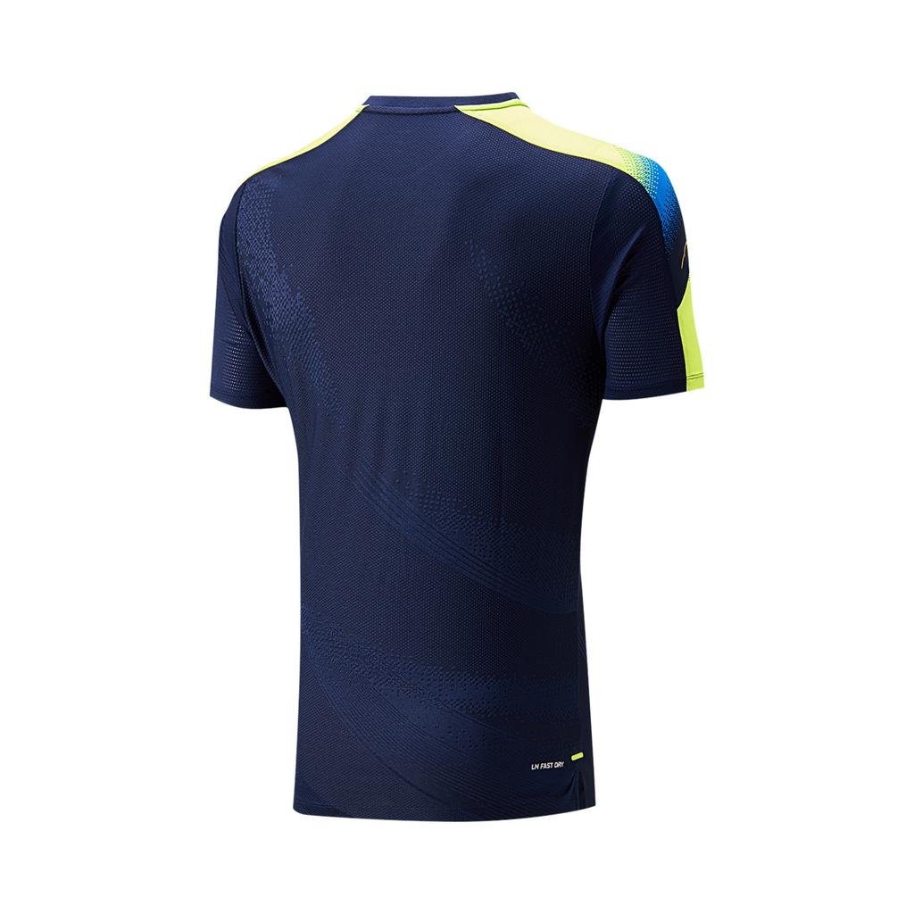 Li Ning Badminton Collection Badminton Jersey Unisex Sailor Blue AAYV163-4