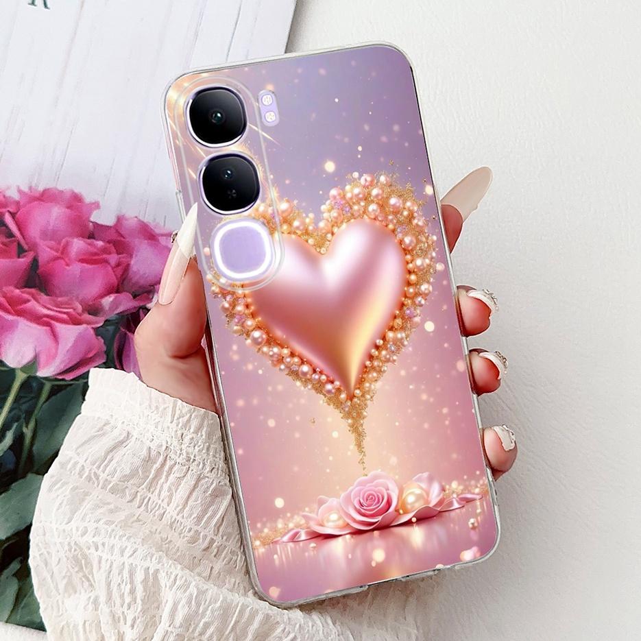 For Vivo Y200 5G Case Vivo V40 Lite Beautiful Butterfly Painted Cover Soft Slim Phone Case For Vivo Y300 Y 200 V40Lite 5G Bumper