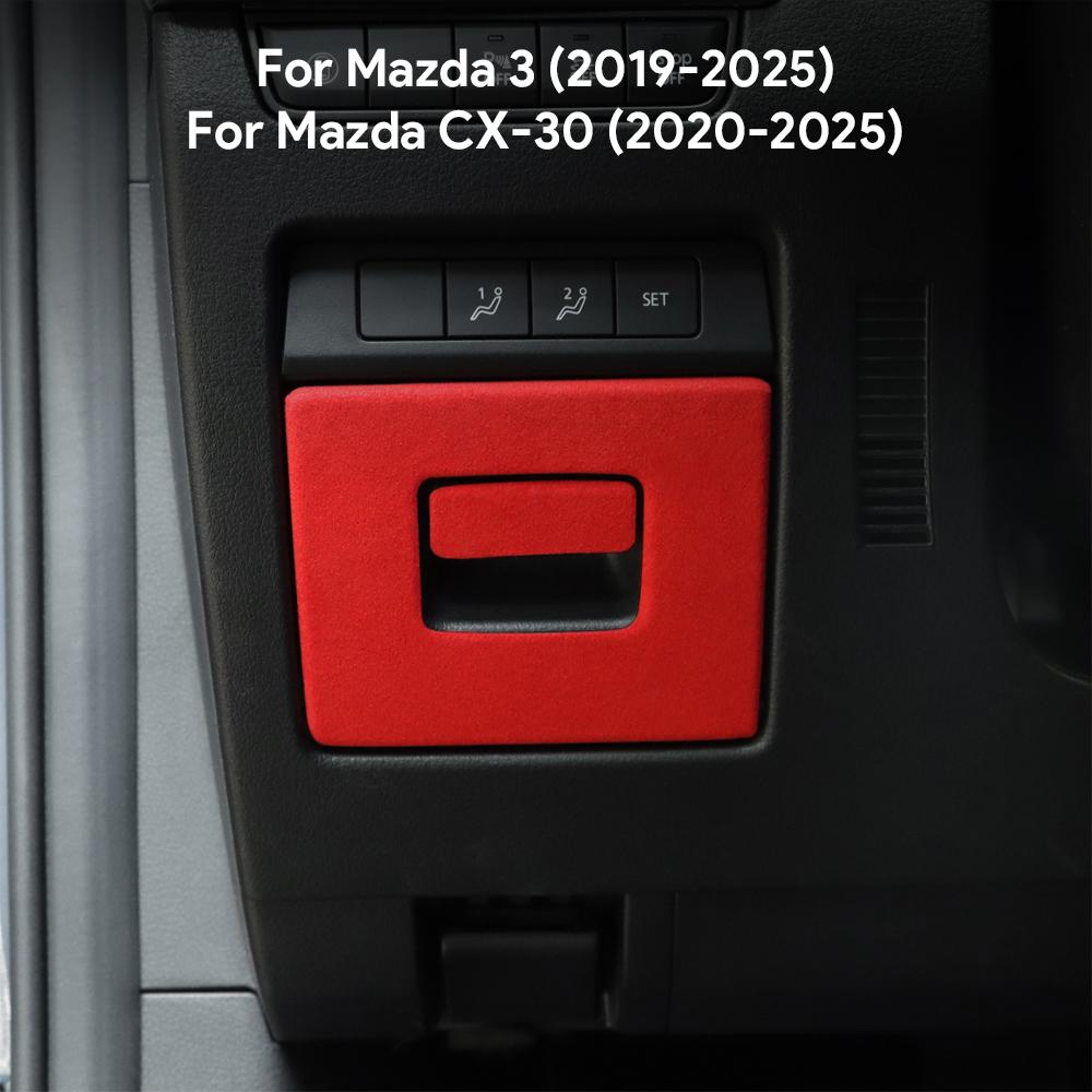 Top Suede Trim LHD RHD Sticker For Mazda 3 BP Axela CX30 CX-30 2019 2020 2025 2025 2025 2025 2025 Car Driver's Storage Box Panel