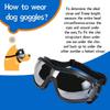 Anti-Fog Dogs Goggles Breathable Pet Glasses Comfortable Dog Eye Wear Protection  Medium Large Dogs