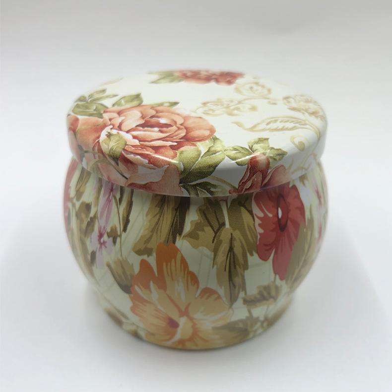 Creative Scented Soy Wax Candle Gift Box with Dried Flowers - Wedding Favor