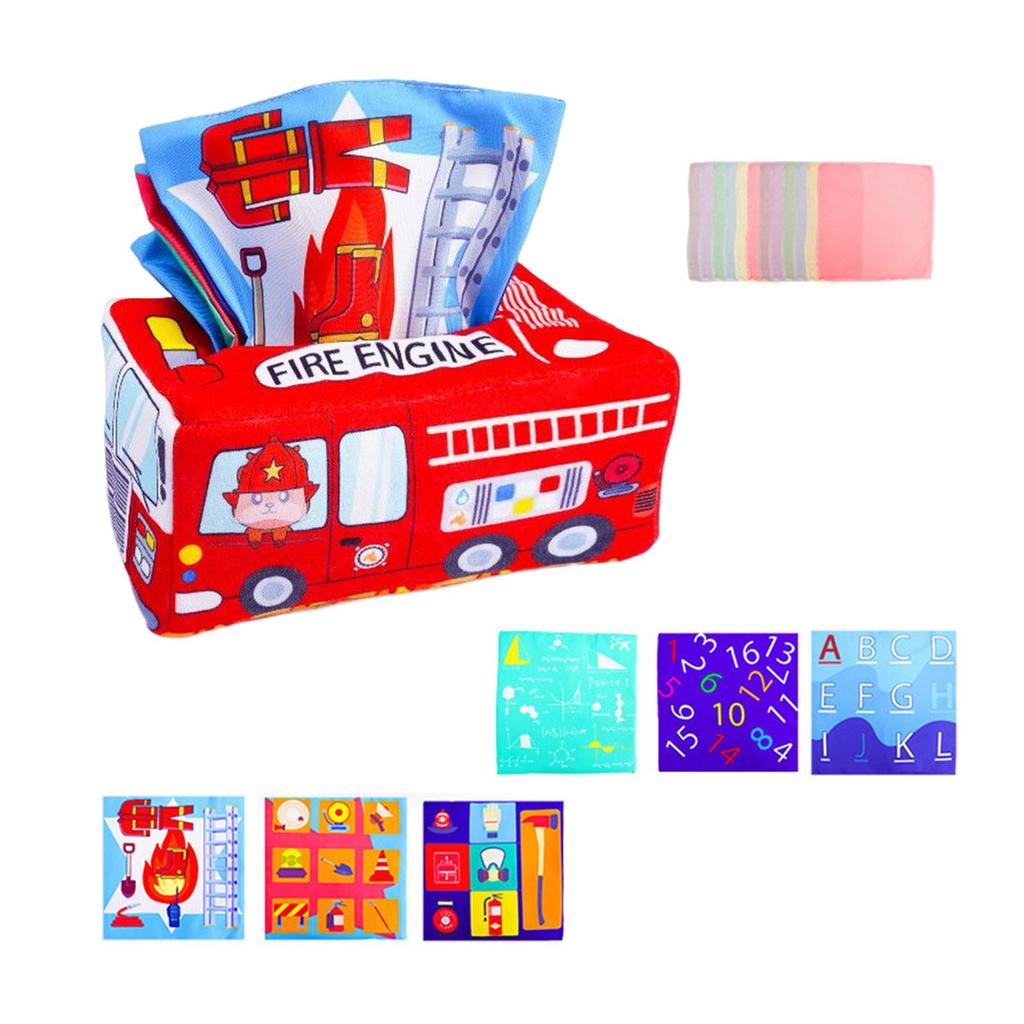 Plush Sensory Box for Developing Fine Motor Skills in s - Soft Fabric Toy Early Childhood