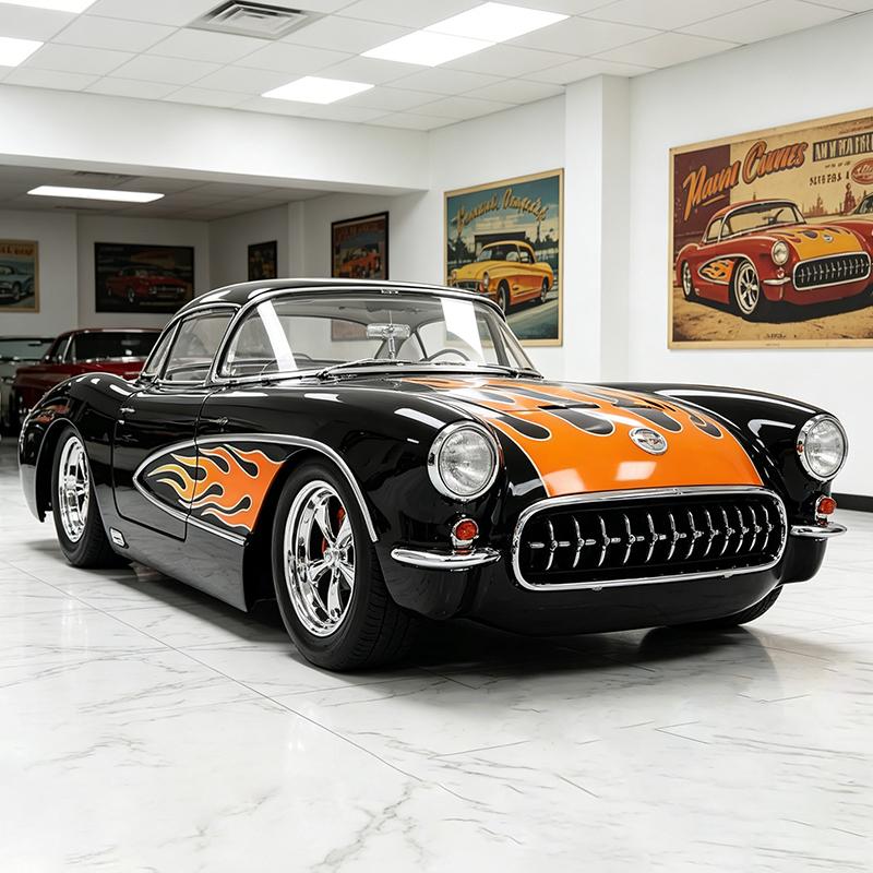 

JADA 1:24 Corvette 1957 Alloy Car Diecasts & Toy Vehicles Car Model Miniature Scale Model Car For Children