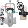 ANQILAFU Universal Cell Phone Adapter Mount Compatible with Spotting and Microscope for Recording Fits Eyepieces Diameter Advanced Plastic Material -