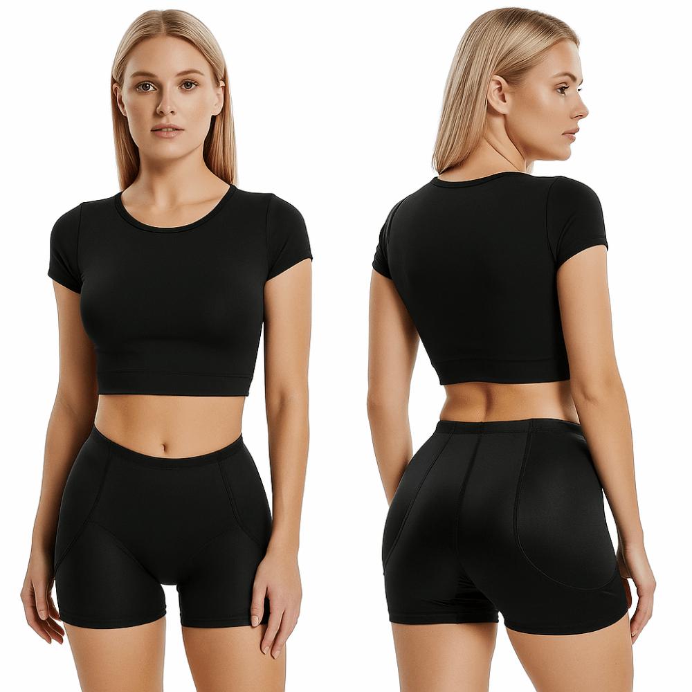 Buttocks Enhancer Butt Lifter Fixed Sponge Cushion Shapewear Body Shaping Panties  Female