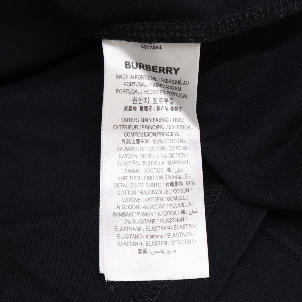 BURBERRY 8017484 Black EMERSON TB T-shirt tops L blackUsed