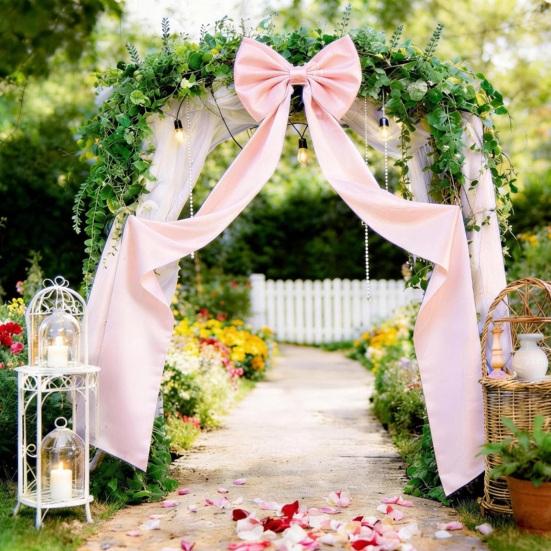 70.8x19.7 Inch Large Satin Bow Giant Ribbon Tie Bow for Wedding Engagement Birthday Party Bridal