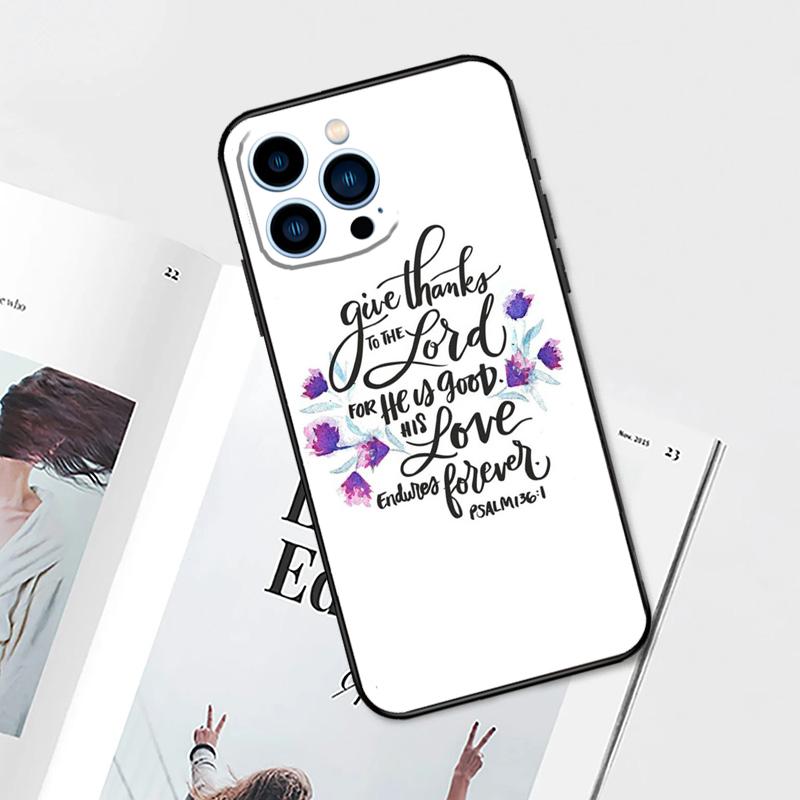 

Jesus God Bible Quotes Case For iPhone 17 Pro Max 17 Air 11 14 15 16 Pro Max 12 13 mini 16 Plus 16e Phone Cover iPhone 14 Plus