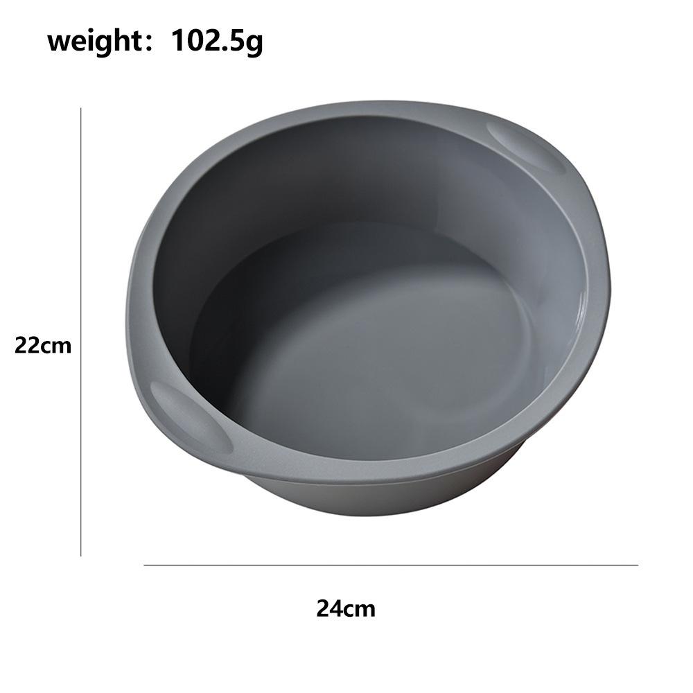 Silicone Cake and Bread Mold - Square and Round Baking Pans for Household Oven Use