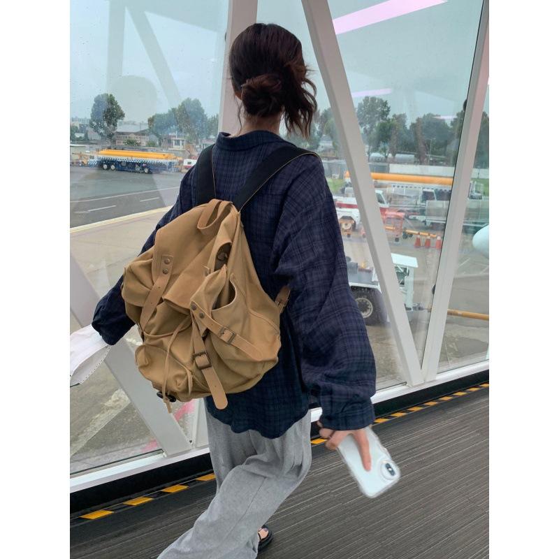Korean navy blue plaid loose outer shirt sun protection thin jacket versatile