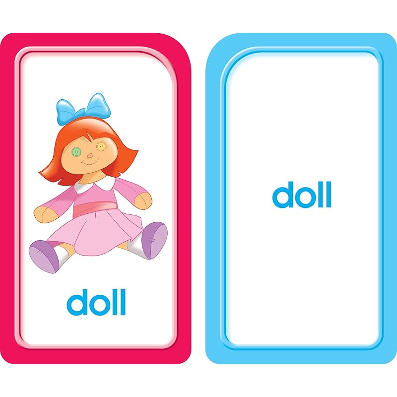School Zone Picture Words Flash Cards: 56 Cards, Preschool, Kindergarten, Phonics, Early Reading Words, Sight Words, WordPicture Recognition, Ages 4+