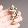 Vintage Brass Monkey King Statue Desktop Ornament Chinese Super Hero Sun WuKong Figurines Craft Room Decoration Accessories