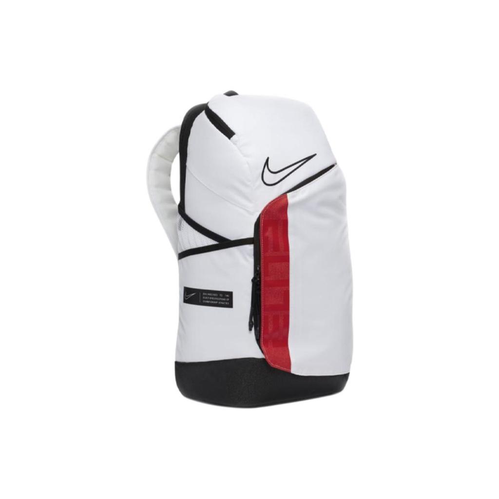 Nike Elite Pro Large Capacity Splicing Design Polyester Basketball Backpack Unisex Backpack White BA6164-100