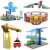 NEW Wooden Track Hanging Tower Train Track Accessories Magnetic Stroller Game Scene Decoration Track Toys