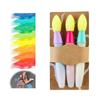Set di Pennelli Vivaci per Gesso da Marciapiede Facile da Usare Non Tossico Materiali per Street Art per Bambini Insegnanti e Artisti all'Aperto