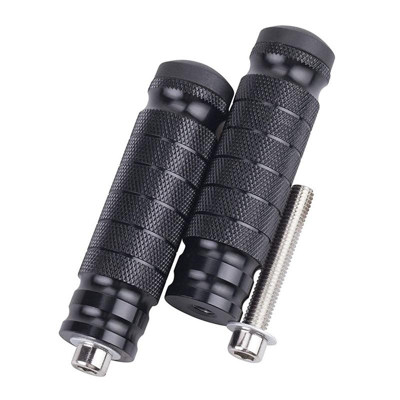 2Pcs Motorcycle Straight Foot Pegs Universal Rear Seat Footrest Pedals Motorbike Modification Accessories
