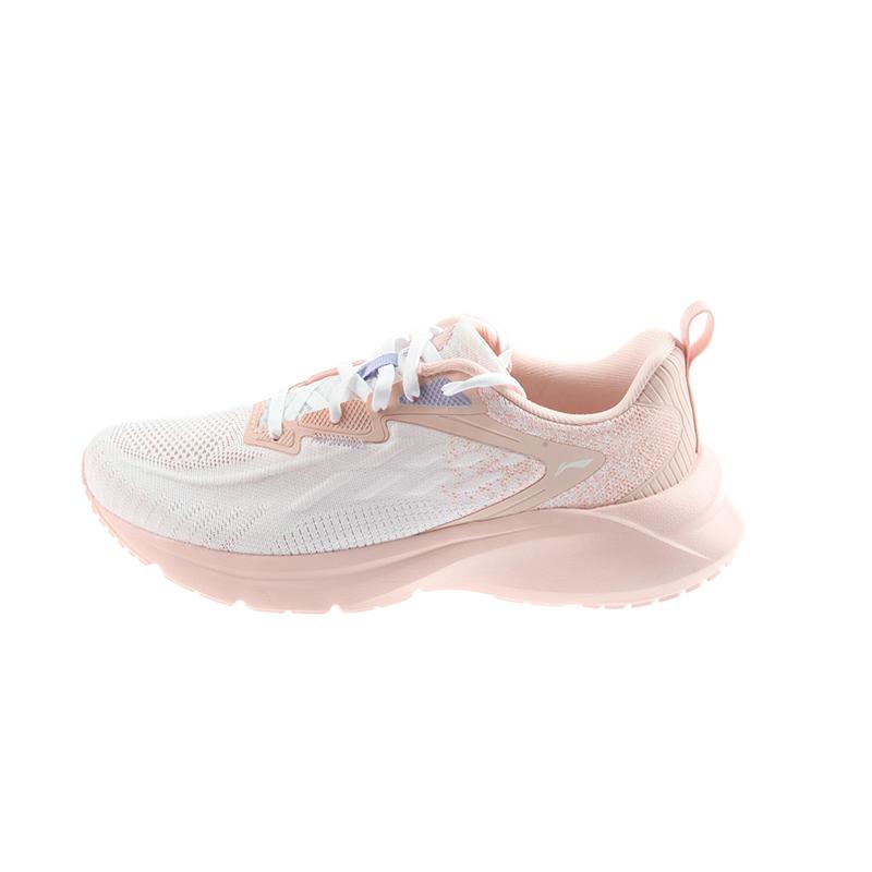 

Li Ning Минималистичные Удобные Амортизирующие Износостойкие Низкие Повседневные Кроссовки Женские Розовые Белые AGLV102-2 37.5