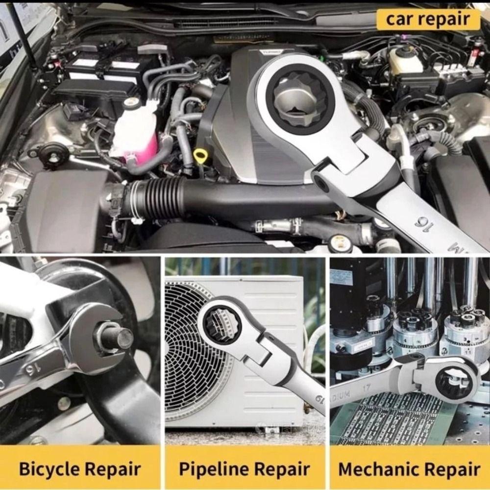 Chaves Combinadas de Catraca de Liberação Rápida 72 Dentes Catraca Soquete Chave de Porca Ferramentas