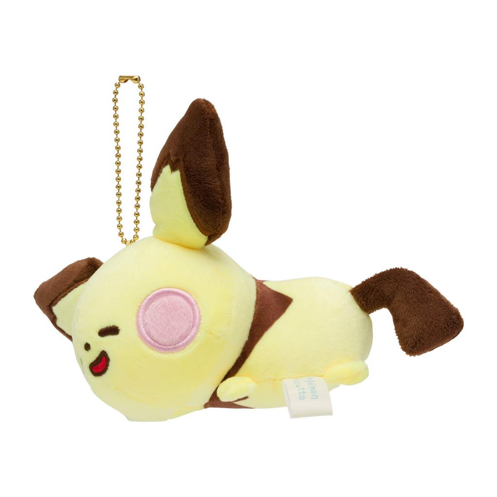 POKEMON Center Original Mascot Pokemon Yurutto Sleeping Pichu 8x13x16cm