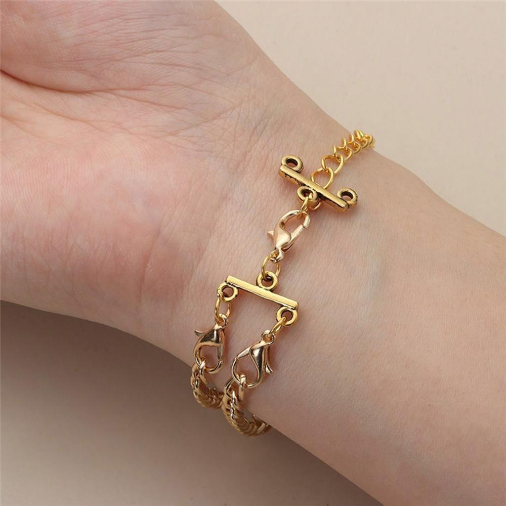 Stylish Tube Lock Necklace Clasps Bracelet Layering Clasps Multi Tube Lock Necklaces Clasps Separator Alloy Material