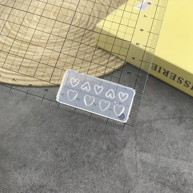 3D Rose Flower Silicone Nail Mold Ocean Style Shell Starfish Nail Transparent Mold Diy Nail Art Decoration Manicure Design Tools