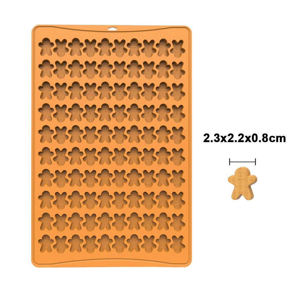 

Silicone World DIY Chocolate Biscuit Silicone Baking Molds 100 Holes Mini Pet Puppy Snack Cookie Mold Xmas Easter Candy Mould