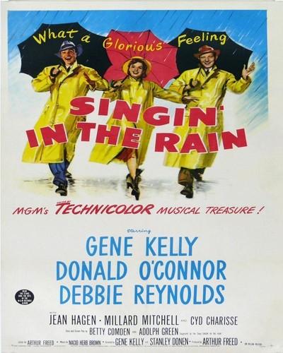 Singin In The Rain Retro Metal Tin Sign Poster Plaque Garage Wall Decor A